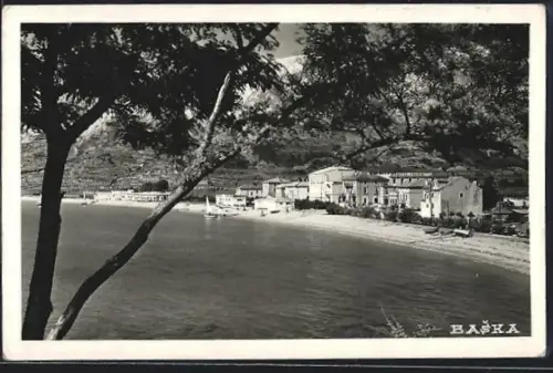 AK Baska, Blick zum Hotel Volaric