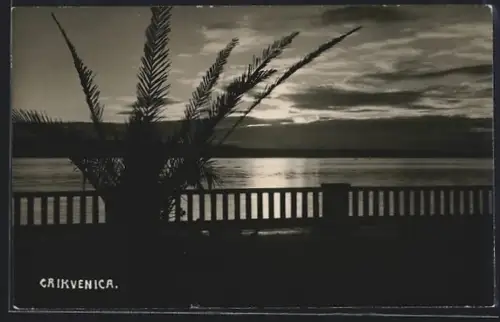 AK Crikvenica, Panorama am Abend
