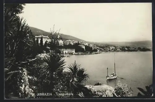 AK Abbazia, Lungomare, Panorama
