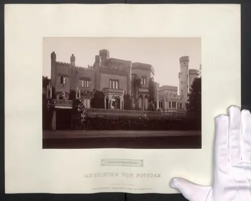 Fotografie PGH, Berlin, Ansicht Potsdam, das Schloss Babelsberg