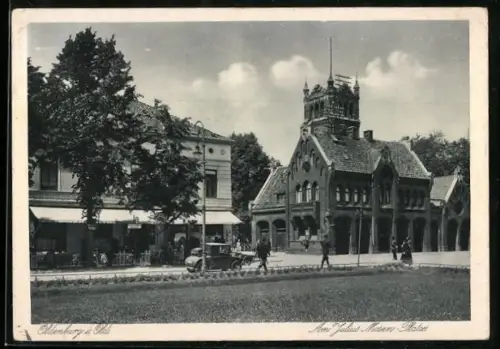 AK Oldenburg / O., Am Julius Mosen-Platz