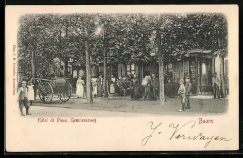 AK Baarn, Hotel de Pauw, Gemnesseweg