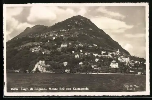 AK Castagnola, Monte Brè, Panorama