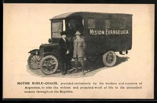 AK Motor Bible Coach of the Mision Evangelica in Argentina, Auto