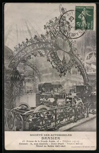 AK Auto, Societe des Automobiles Brasier, 23 Avenue de la Grand Armee