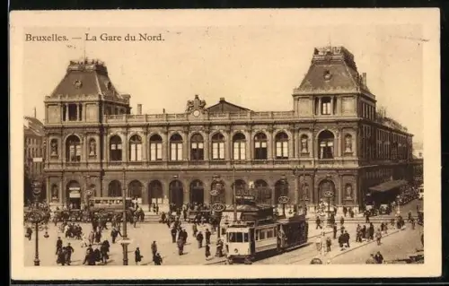 AK Bruxelles, La Gare du Nord
