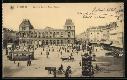 AK Bruxelles, Garde du Nord et Tramways