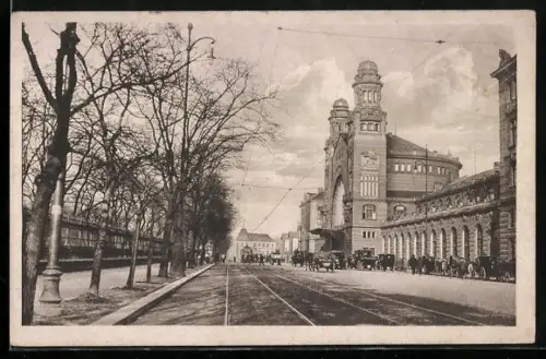 AK Prag / Praha, Wilsonovo nádrazi