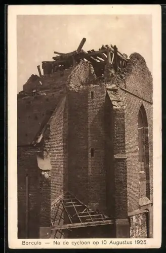 AK Borculo, Na de cycloon op 10 Augustus 1925, Unwetterschaden