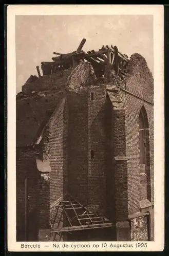 AK Borculo, Na de cycloon op 10 Augustus 1925, Unwetterschaden
