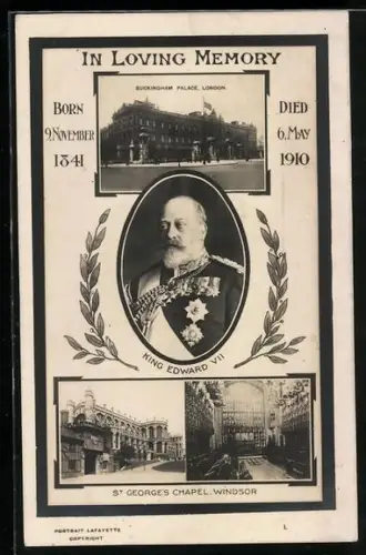 AK London, King Edward VII, St. Georges Chapel, Buckingham Palace