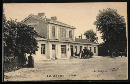 AK Bar-Sur-Aube, La Gare