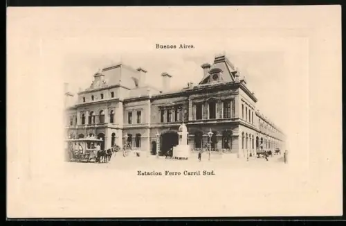 AK Buenos Aires, Estacion Ferro Carril Sud