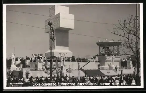 AK Buenos Aires, XXXII. Congreso Eucaristico Internacional 1934