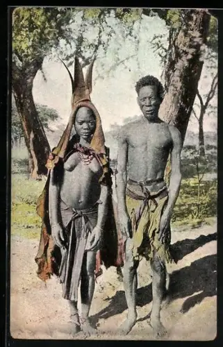 AK Hereroneger mit Tochter