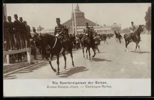 AK Wien, Campagne-Reiten, Armee-Steeple-chase, Pferdesport
