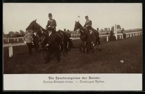 AK Wien, Campagne-Reiten, Armee-Steeple-chase, Pferdesport