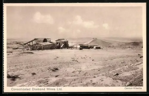 AK Lüderitzbucht, Consolidated Diamond Mines Ltd., An der Central-Wäsche