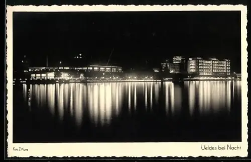 AK Veldes, Panorama bei Nacht