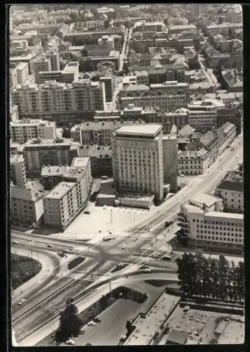 AK Ljubljana / Laibach, Wohnbaussiedlung aus der Vogelschau