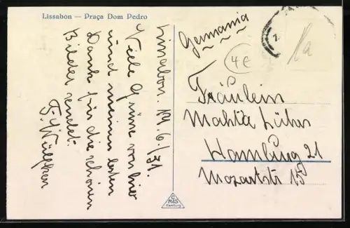 AK Lisboa, Praca Dom Pedro