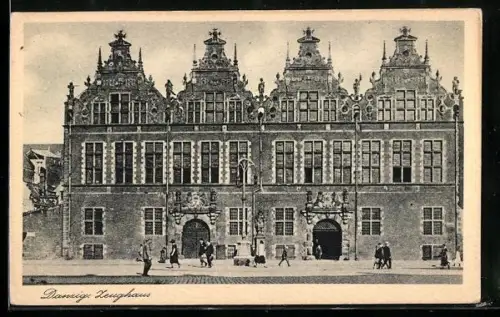 AK Danzig, Partie am Zeughaus