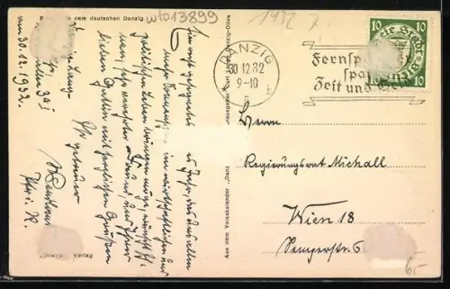 AK Danzig, Partie am Zeughaus