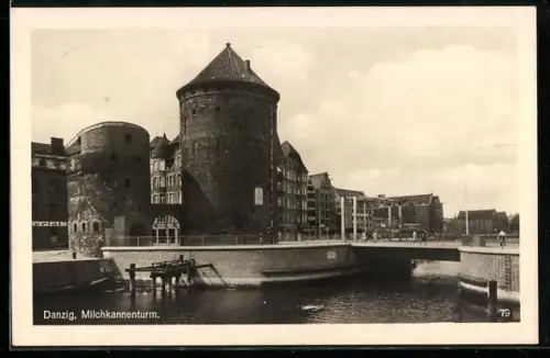 AK Danzig-Gdansk, Milchkannenturm