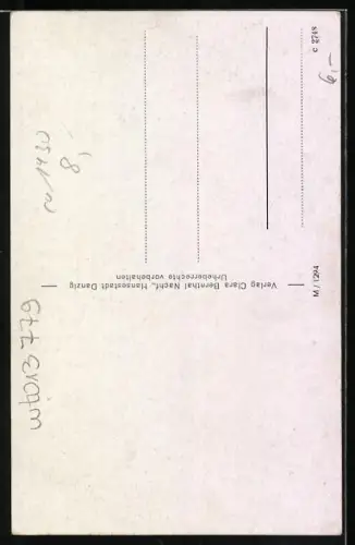 AK Danzig, Langermarkt mit Rathaus