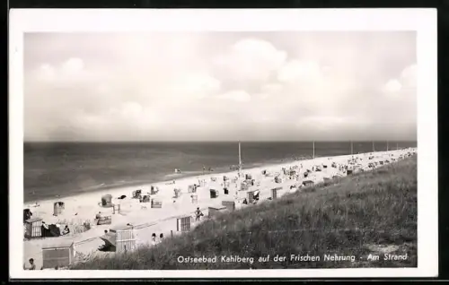 AK Kahlberg /Ostsee, Am Strand