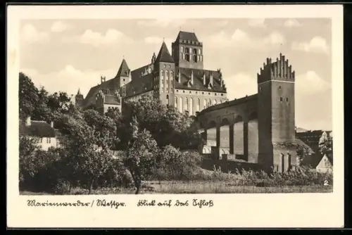 AK Marienwerder-Kwidzyn, Blick auf das Schloss