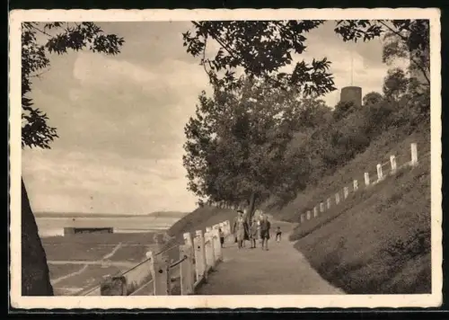 AK Graudenz, Promenade am Schlossberg
