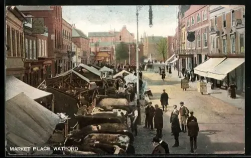 AK Watford, Market Place with Market