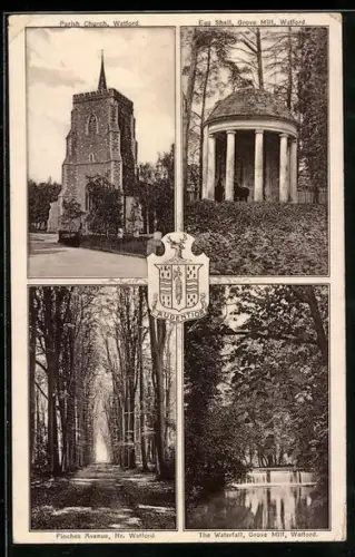 AK Watford, Finches Avenue, Parish Church, Grove Mill