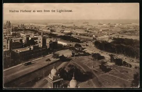 AK Madras, Harbour as seen from the Light-house