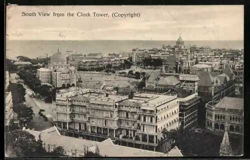 AK Bombay, South view from the Clock Tower