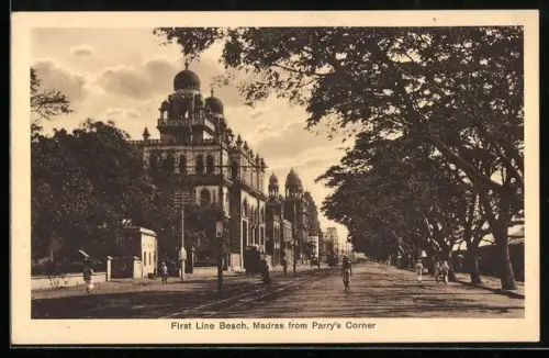 AK Madras, First Line Beach, seen from Parry`s Corner