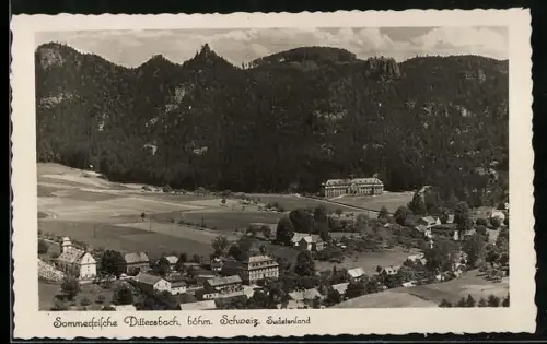 AK Dittersbach /Böhm. Schweiz, Panorama
