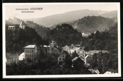 AK Graupen /Erzgebirge, Teilansicht