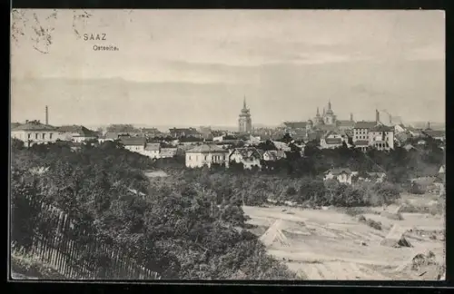 AK Saaz, Teilansicht Ostseite