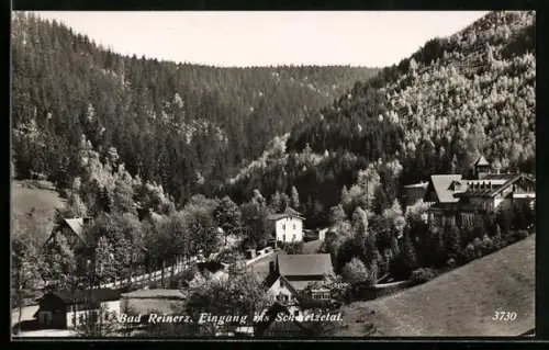 AK Bad Reinerz, Eingang ins Schmelzetal