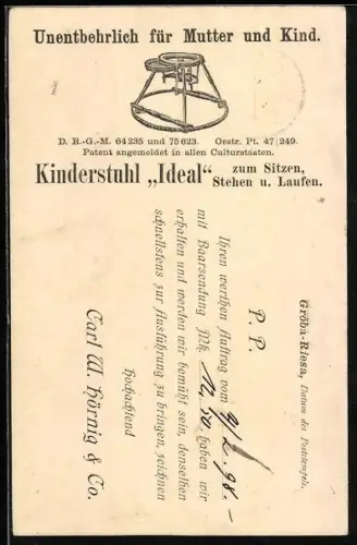AK Kinderstuhl Ideal von Carl W. Höring & Co.