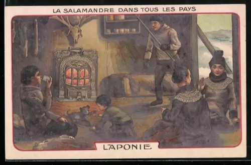 AK Laponie, La Salamandre dans tous les pays, Ofen