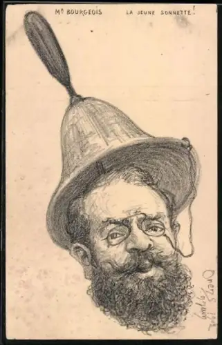 Künstler-AK Charles Denizard (Orens): Mr. Bourgeois la jeune sonnette