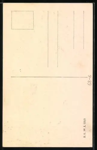 AK Mutter und Kind, Gedicht Mutterliebe