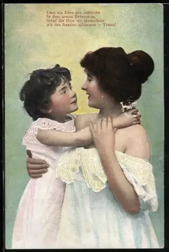 AK Dass ein Eden uns verbliebe..., Mutter und Kind, Mutterglück