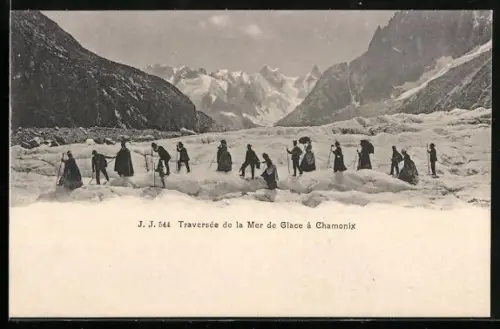 AK Chamonix, Traversée de la Mer de Glace