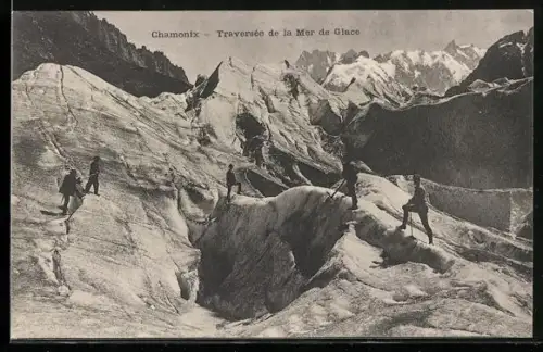AK Chamonix, Traversée de la Mer de Glace