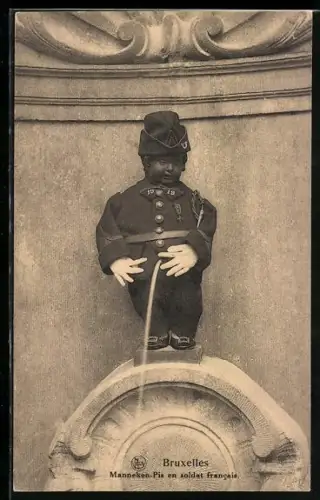 AK Bruxelles, Manneken-Pis en soldat francais