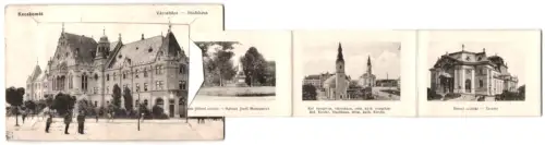 Leporello-AK Kecskemét, Stadthaus